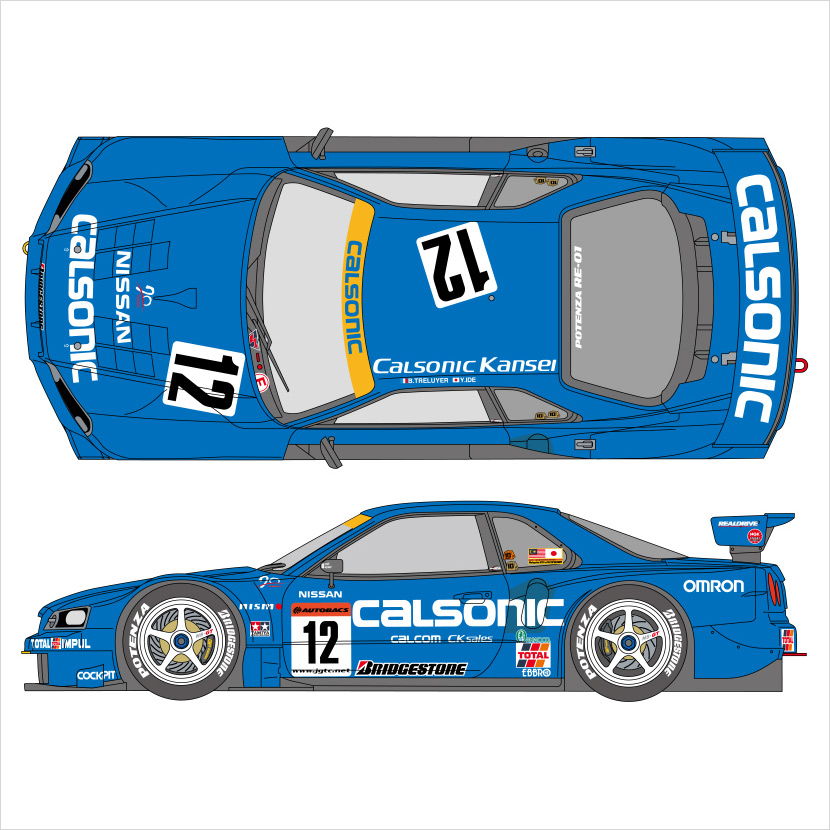 SHUNKO 1/24 カルソニックGT-R R34 2003 デカール タミヤ対応