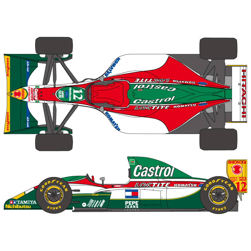 SHUNKO 1/20 ロータス タイプ 107B デカールセット タミヤ対応