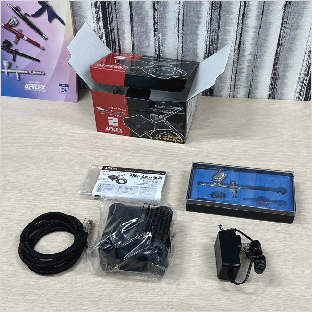 エアテックス エアブラシワークセット メテオ2 | クアトロポルテ 通販