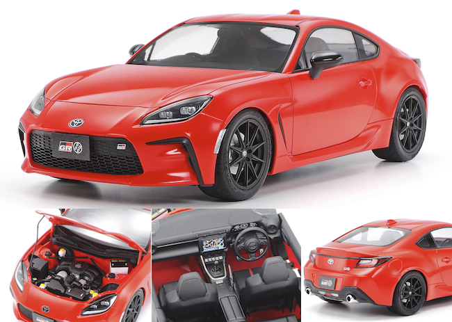 トヨタ GR 86」「SUBARU BRZ」の 1/24 スケールモデルを発売 〜タミヤ