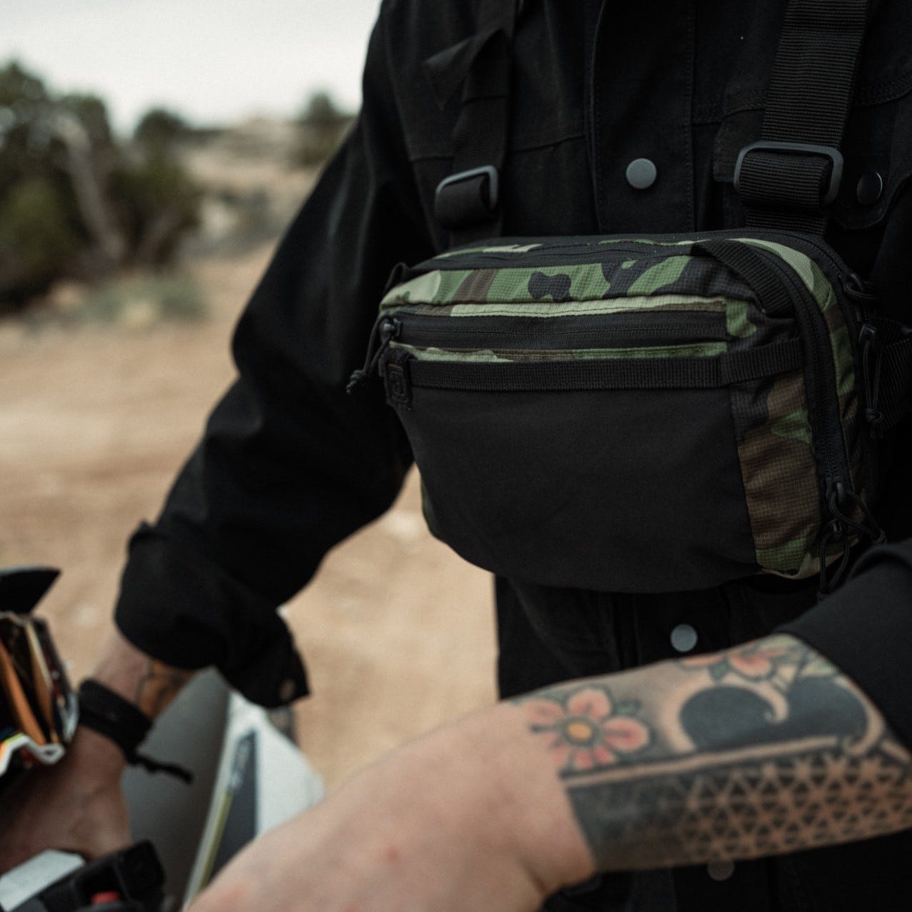 Woodland Camo Skyweight™ Utility Chest Pack