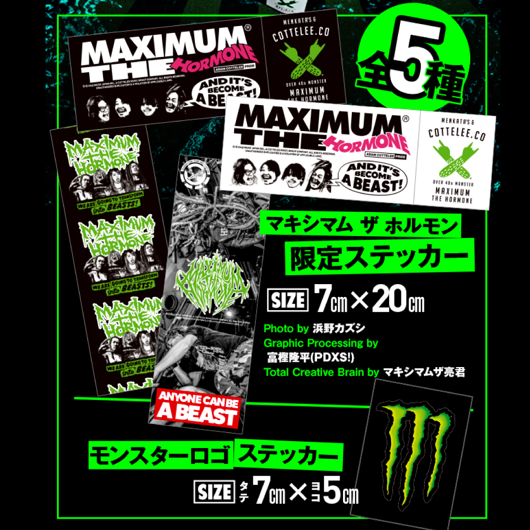 歴代GOODSライブラリー | マキシマム ザ ホルモン Official Site