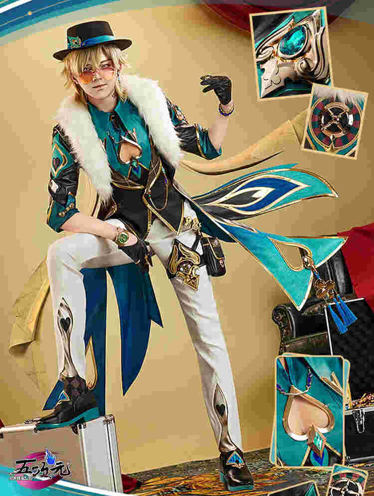 五次元 崩壊スターレール コスプレ アベンチュリン ウィッグ