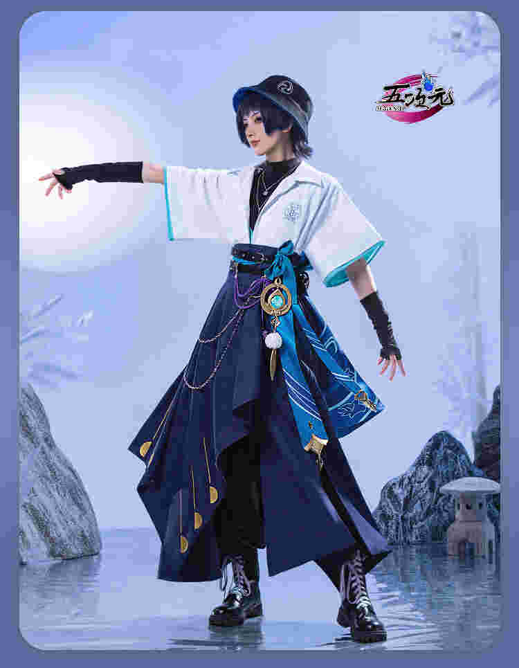 三分妄想 原神 コスプレ 散兵 スカラマシュ ウィッグ