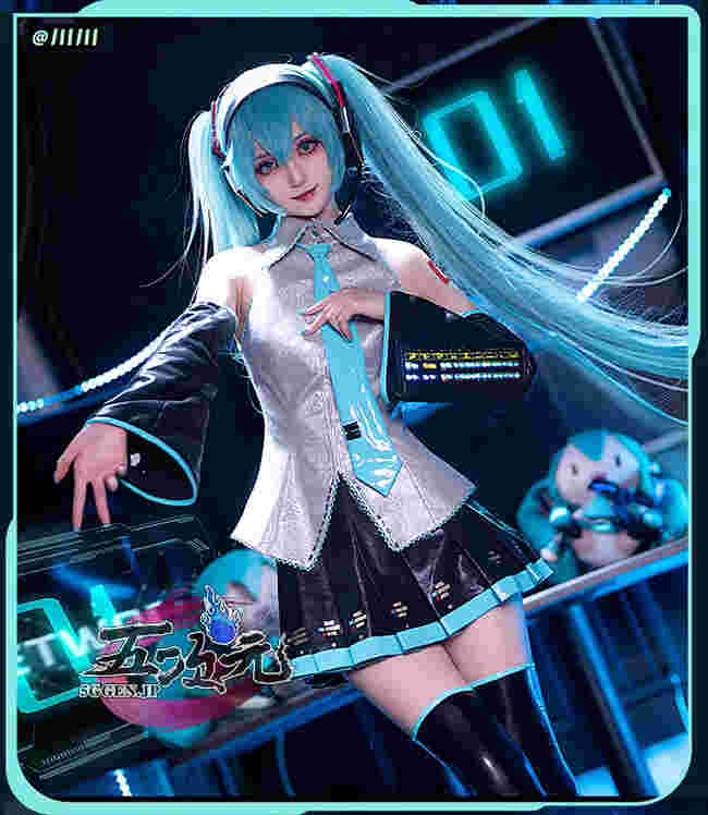 五次元 ボーカロイド コスプレ 初音ミク 雪ミク2023 ウィッグ