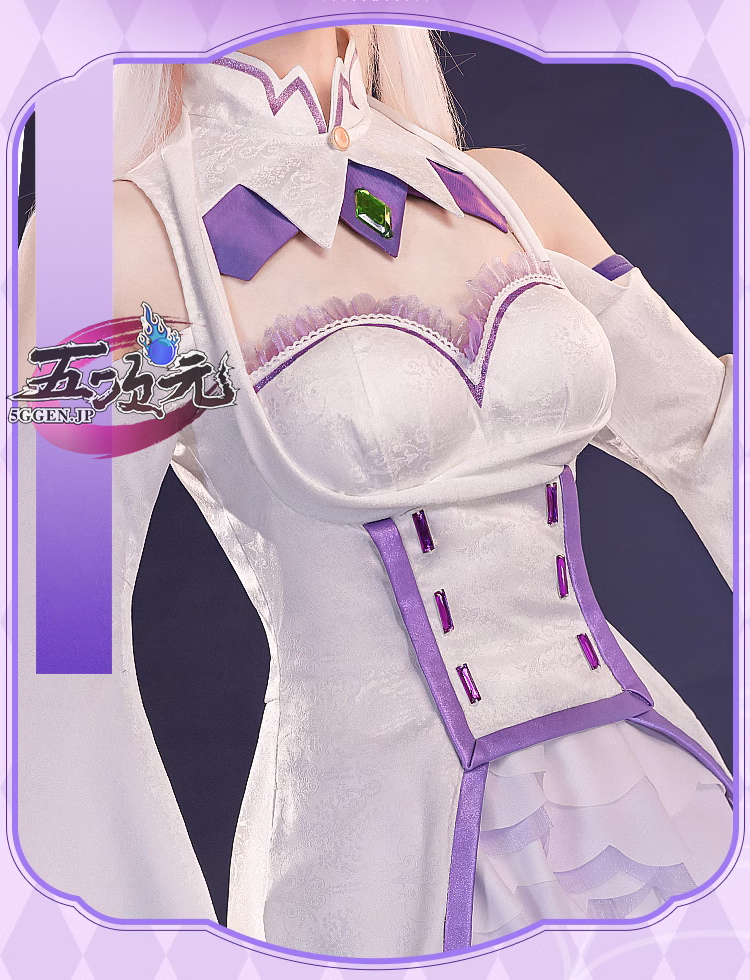 三分妄想 コスプレ Re：ゼロから始める異世界生活 エミリア 衣装