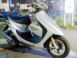 戸田市新曽で原付バイクのホンダ ライブDio ZX シルバーを無料で