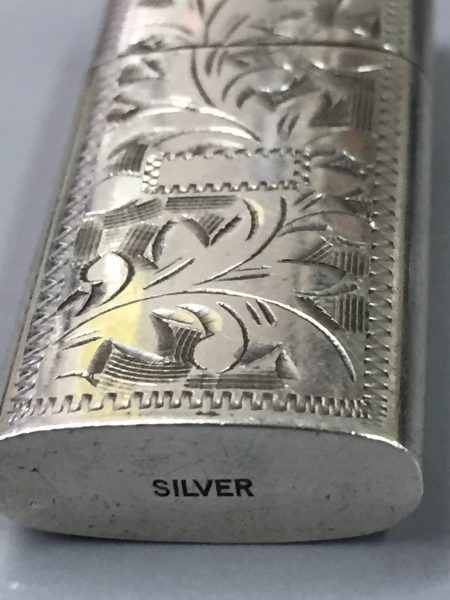 Ace 銀製 仁丹ケース 槌目 レトロコレクション 仁丹。 銀玉。 携帯