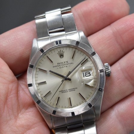 ロレックス オイスター・パーペチュアル・デイト Ref.1501 シルバー