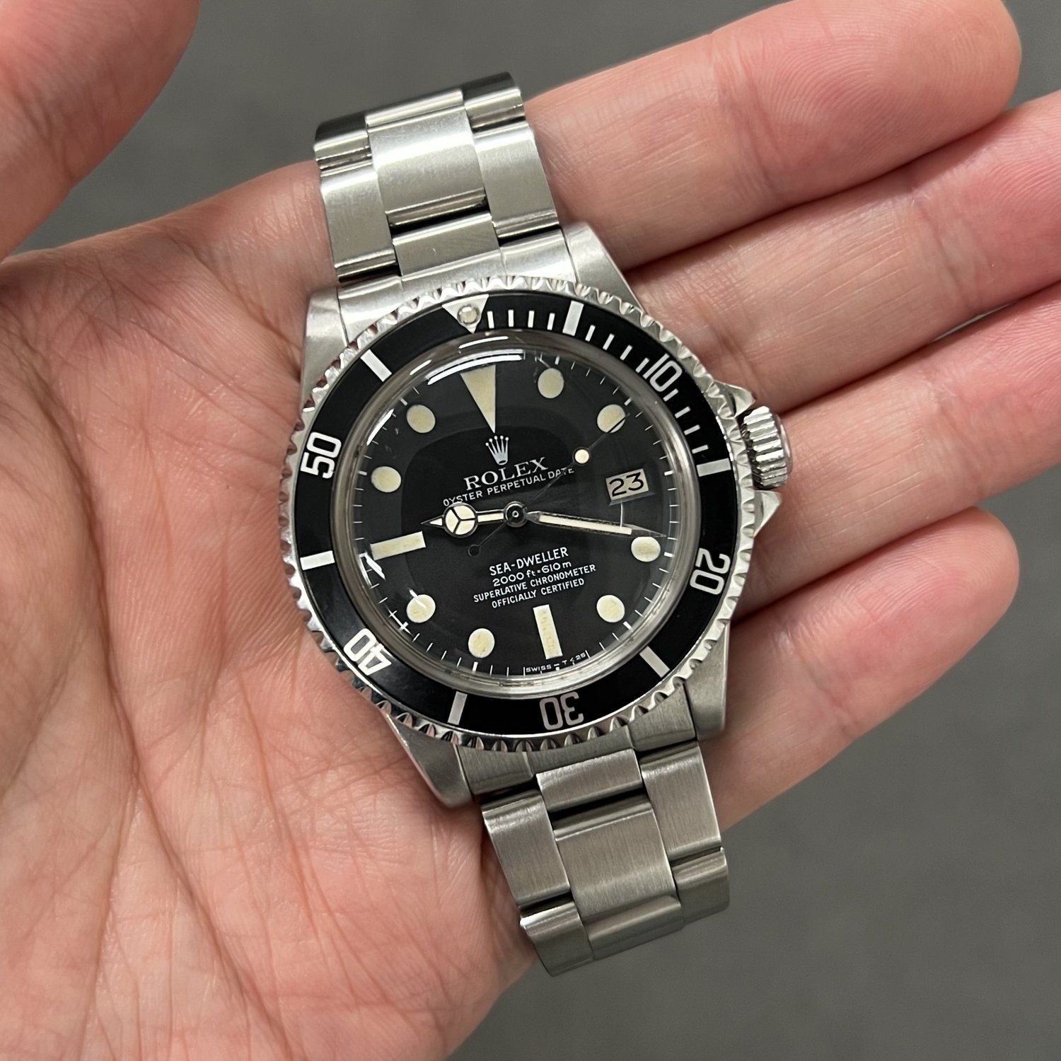 ロレックス シードゥエラー Ref.1665 ブラック ヴィンテージ 232217