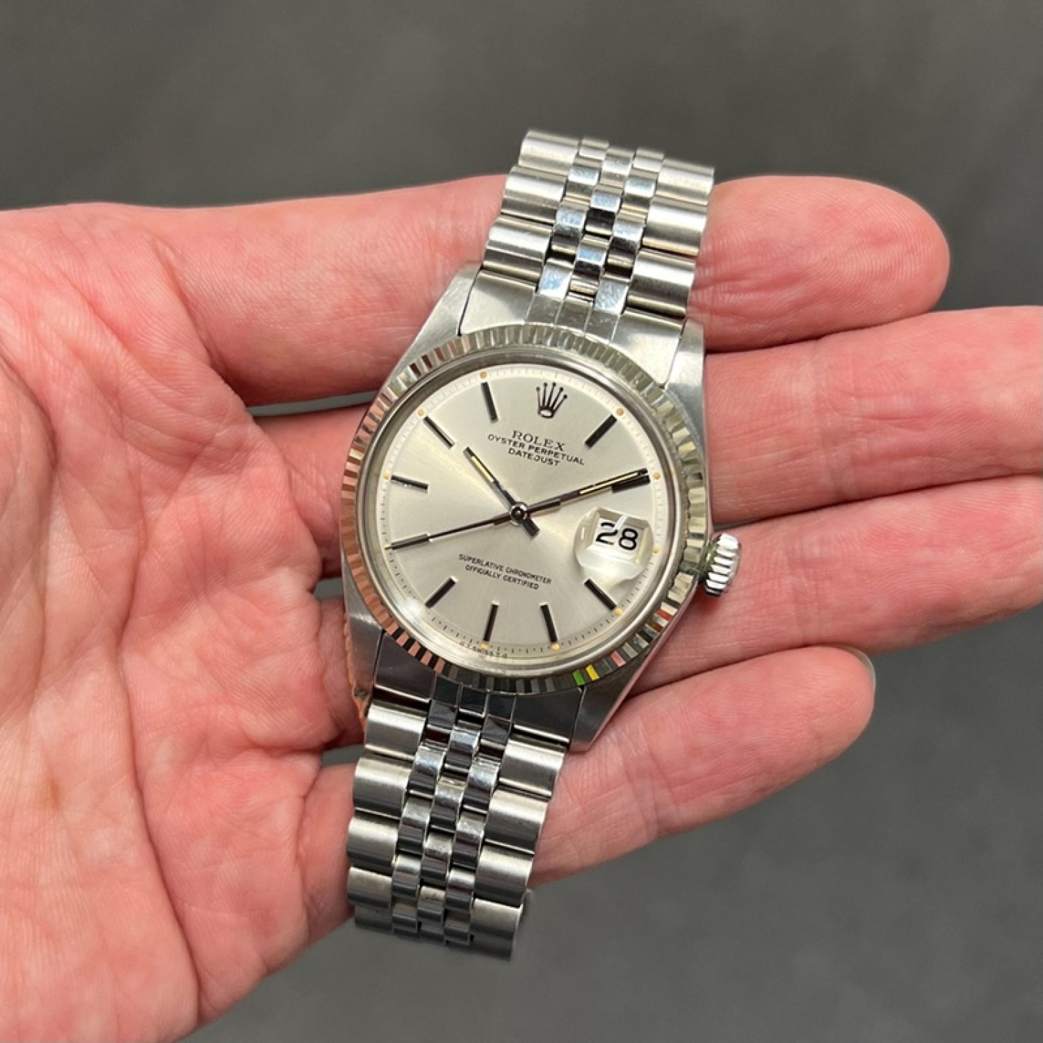 ロレックス デイトジャスト Ref.1601/4 シルバーダイヤル ヴィンテージ