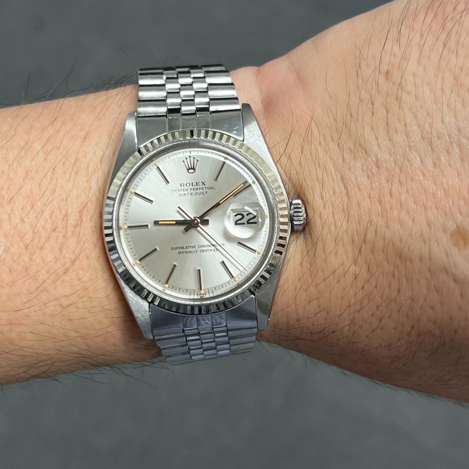 ロレックス デイトジャスト Ref.1601/4 シルバーダイヤル ヴィンテージ