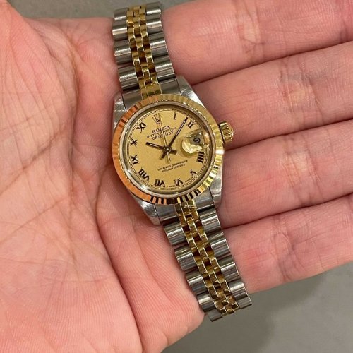 ロレックス デイトジャスト Ref.69173 金黒小ローマ / ラボ中野店限定