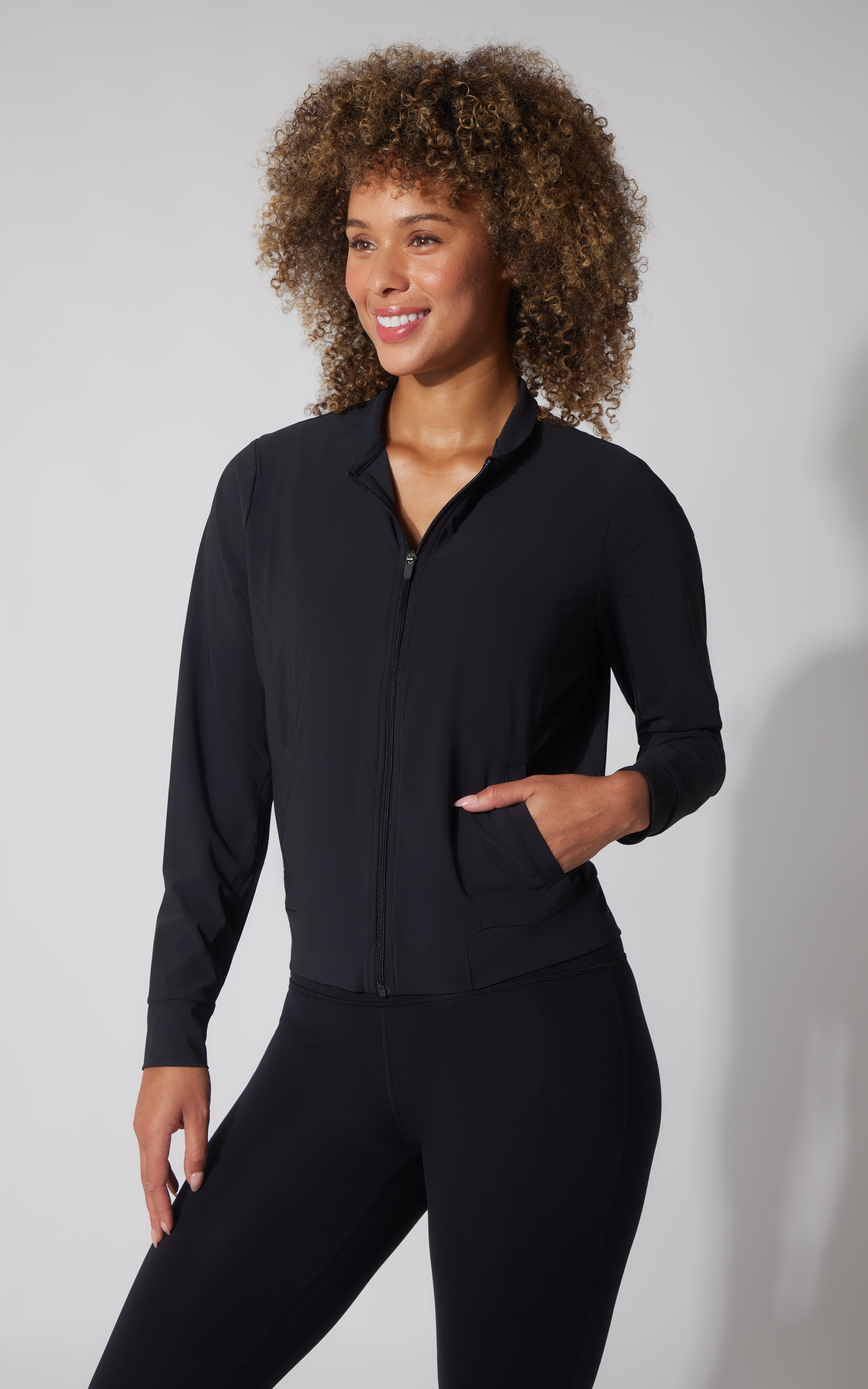 Warp X Intown Full Zip Bomber Jacket - JW89787-W01 – 90 Degree by