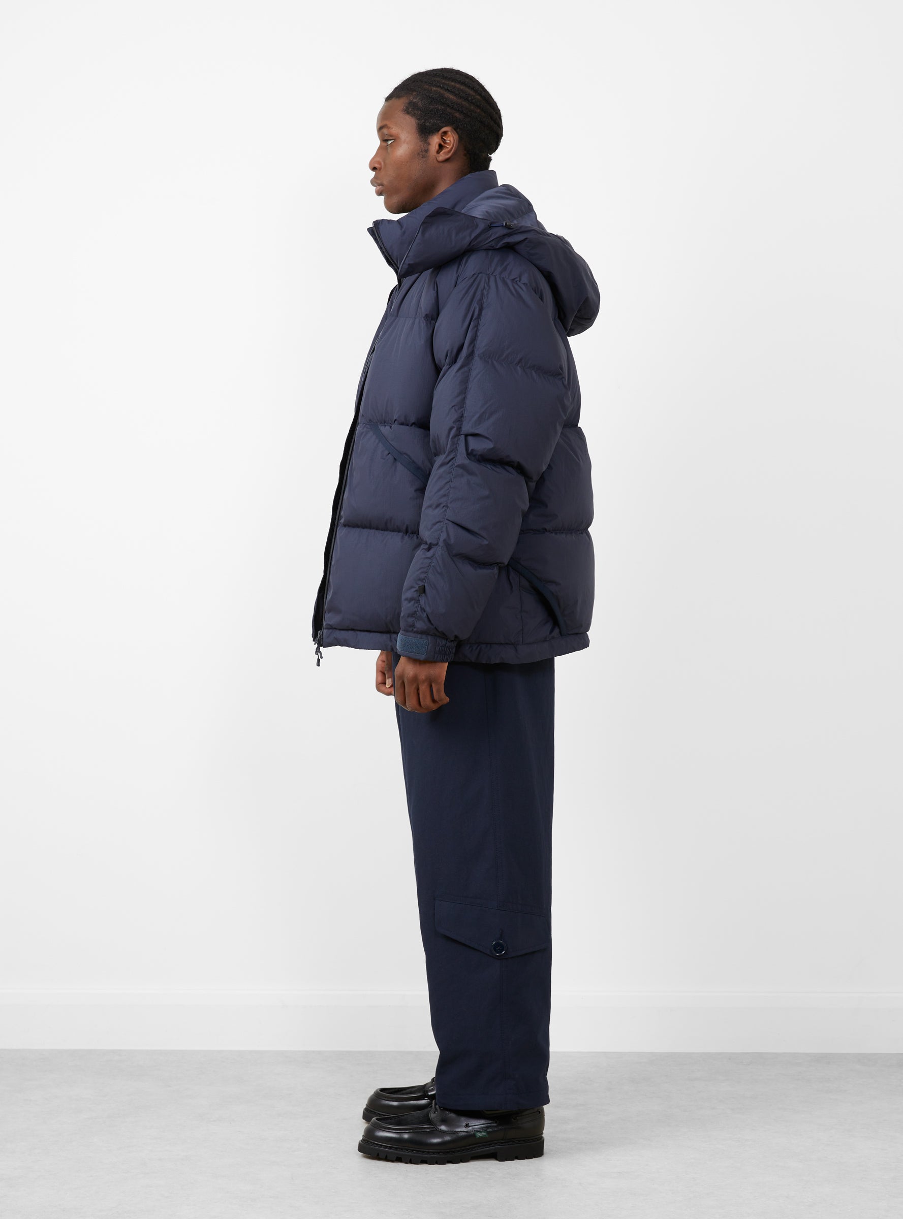 Tech Alpine Down Parka Navy by Daiwa Pier39 | Couverture & The