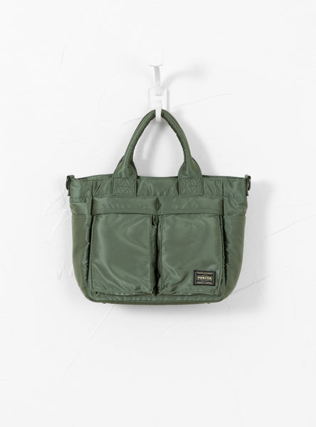 Bio-Nylon TANKER Tote Bag Sage Green by Porter Yoshida & Co