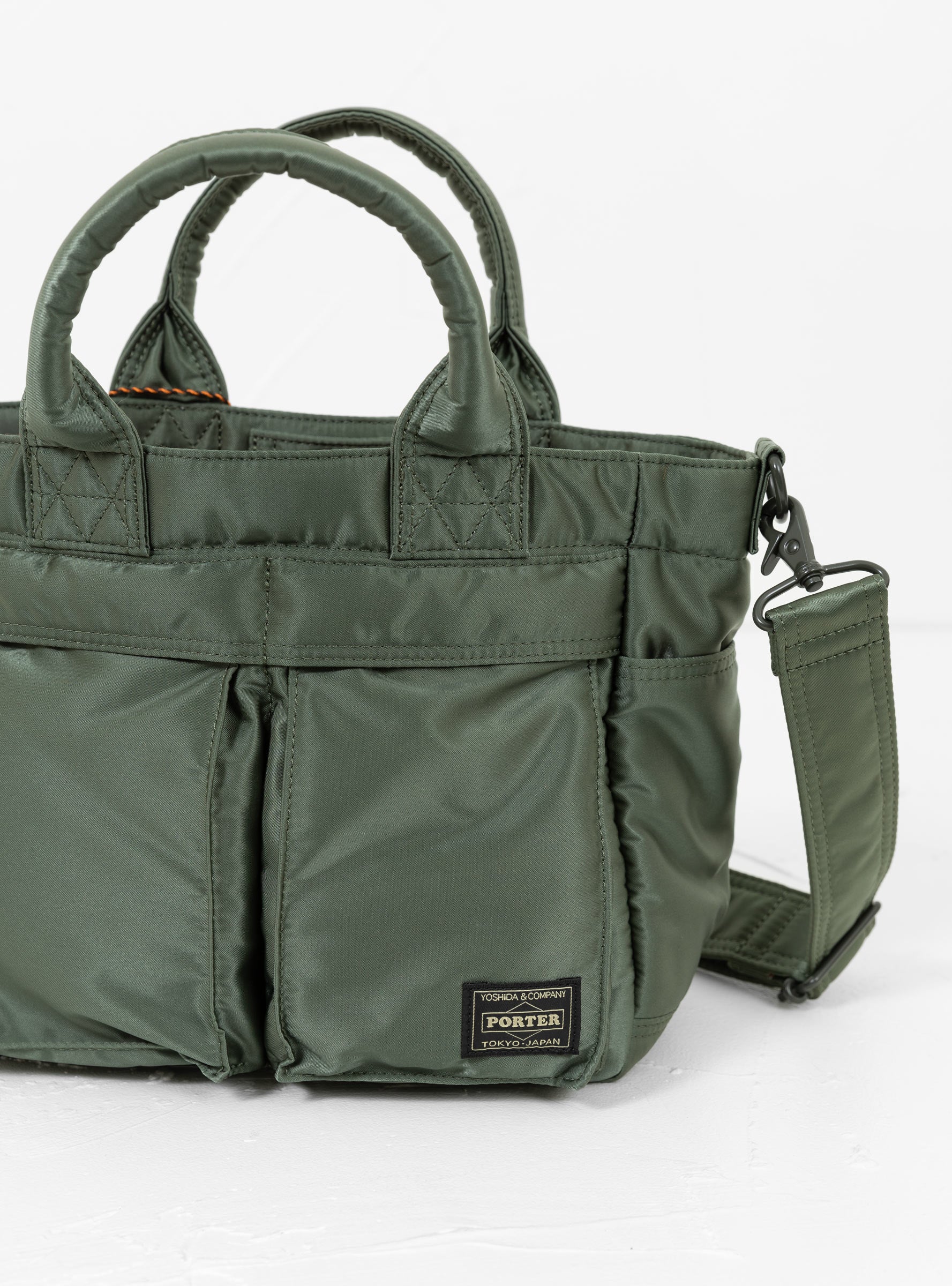 Bio-Nylon TANKER Tote Bag Sage Green by Porter Yoshida & Co