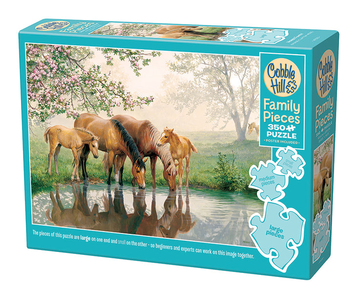 Horse Family (Family) 350 piece jigsaw| 47025 |Cobble Hill Puzzles