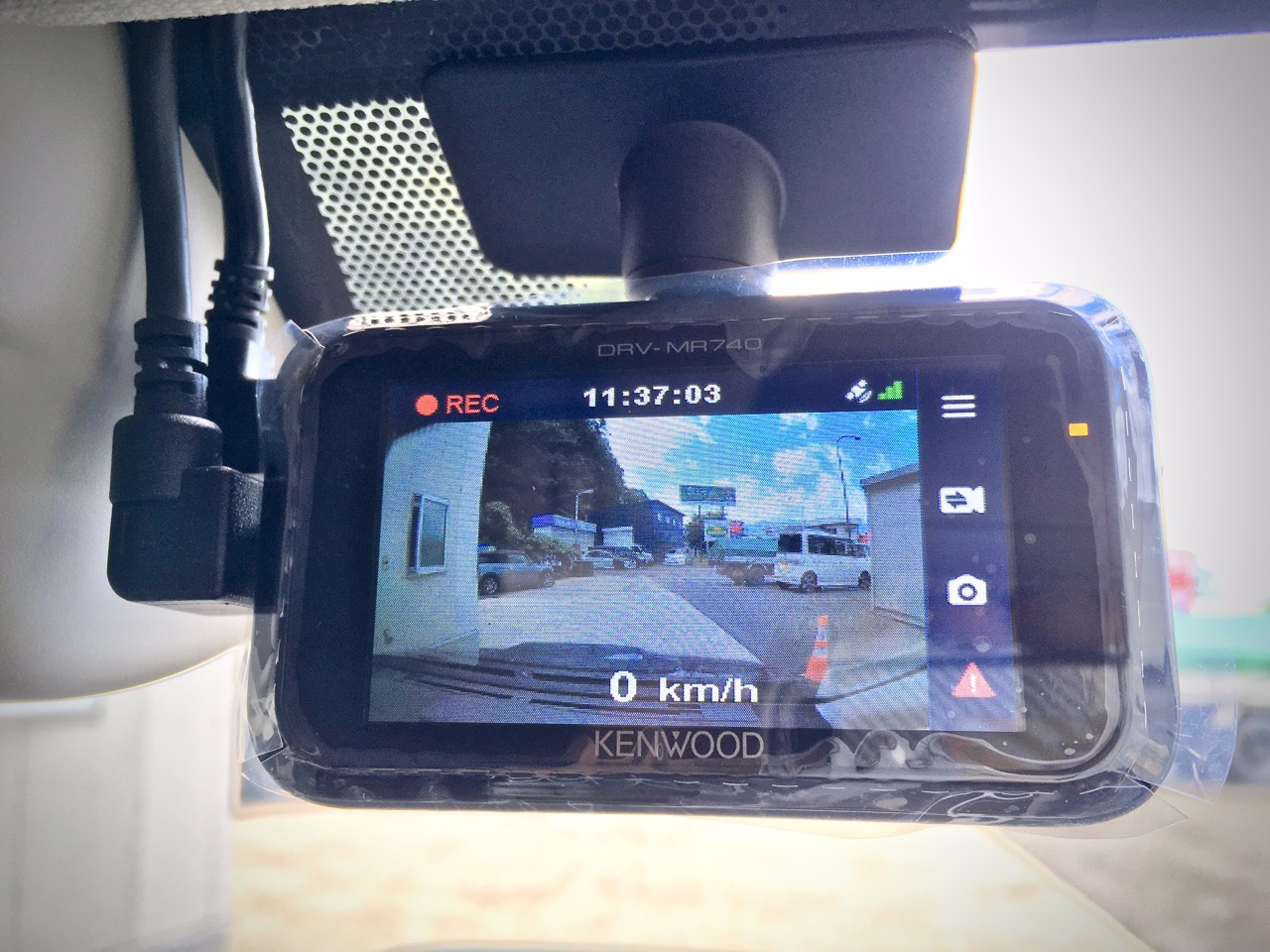 KENWOOD スタンドアローン型 前後撮影対応 2カメラドライブレコーダー