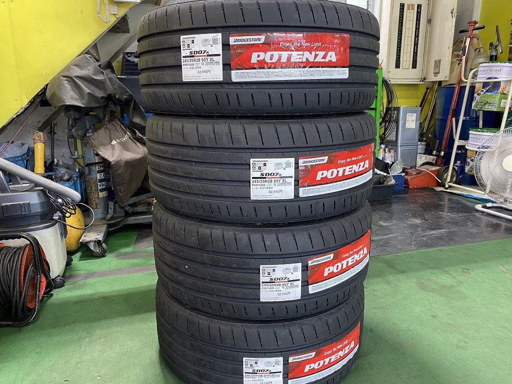 スカイライン 400R V37 TWSエクスリート 206S ポテンザ S007A装着