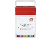 ゼブラ ノック式水性カラーペン クリッカート 36色セット WYSS22-36C-N