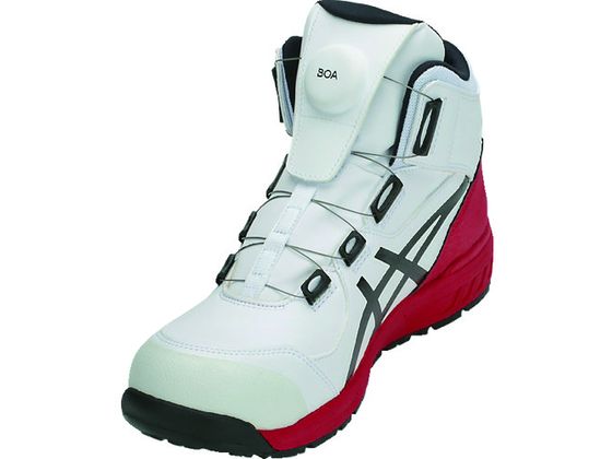 アシックス ウィンジョブCP304 BOA ホワイト×ブラック 27.5cm 1487526