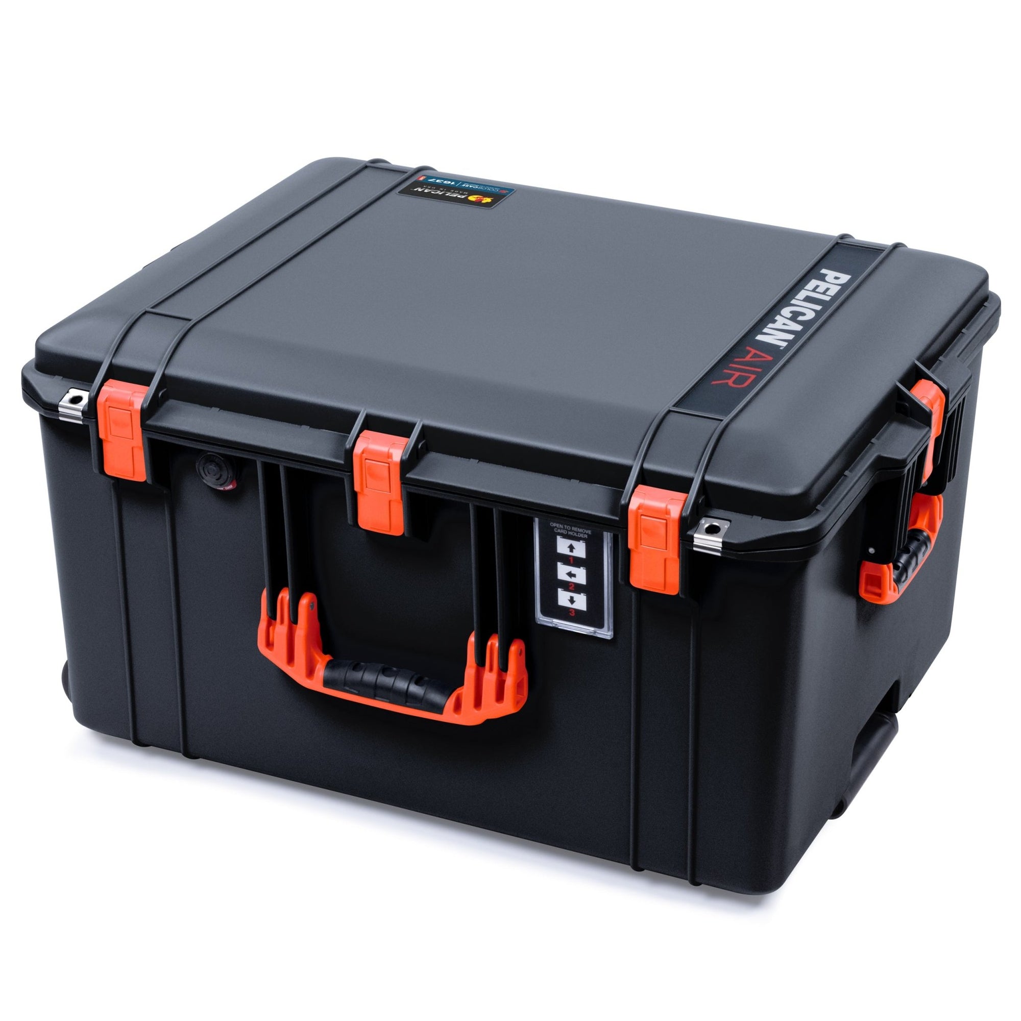 Pelican 1637 Air Case - Black & Orange - ColorCase