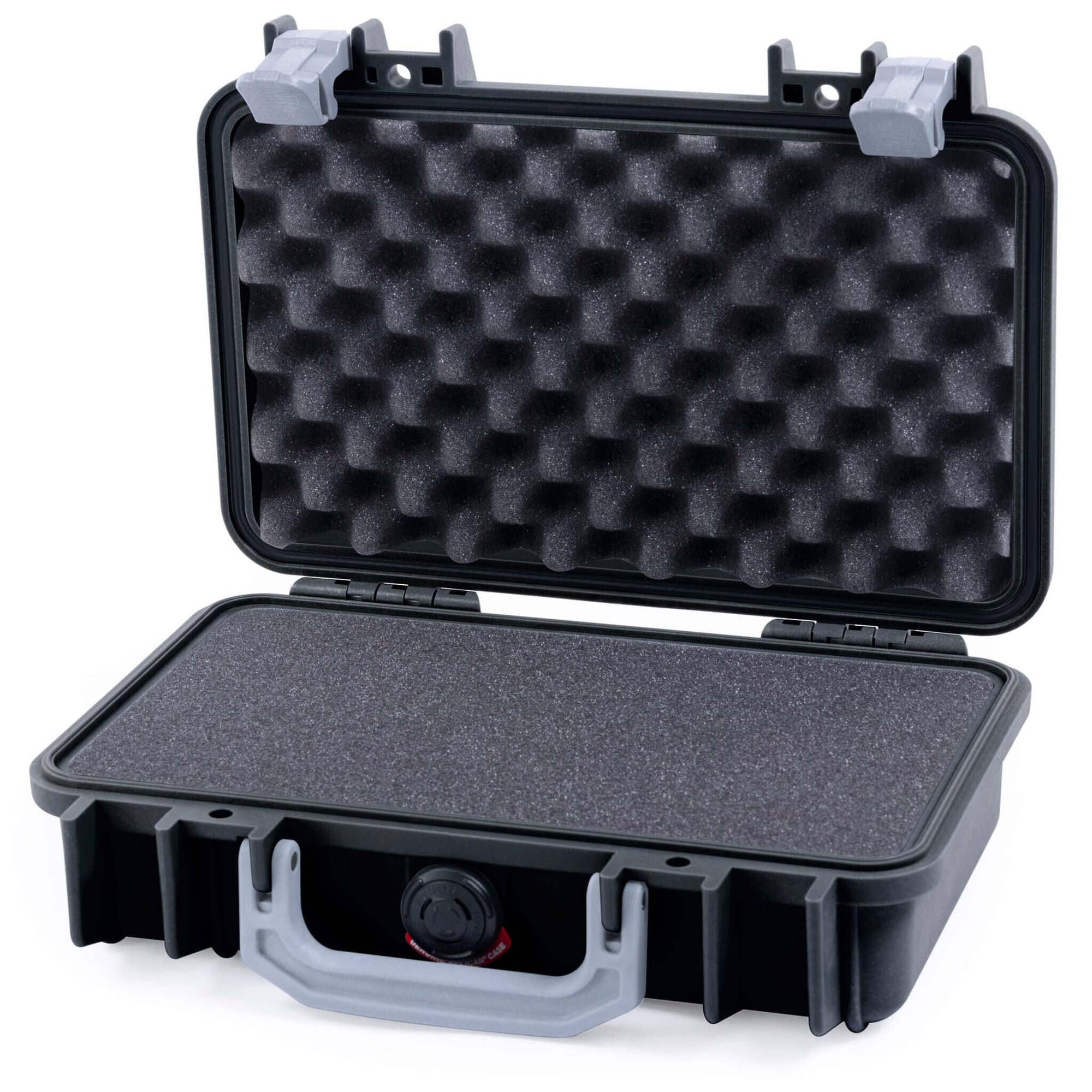 Pelican 1170 Case, Black with Silver Handle & Latches - ColorCase