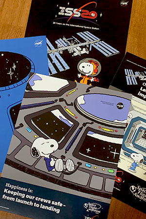 Snoopy celebrates 20 years of humans on space station on new NASA