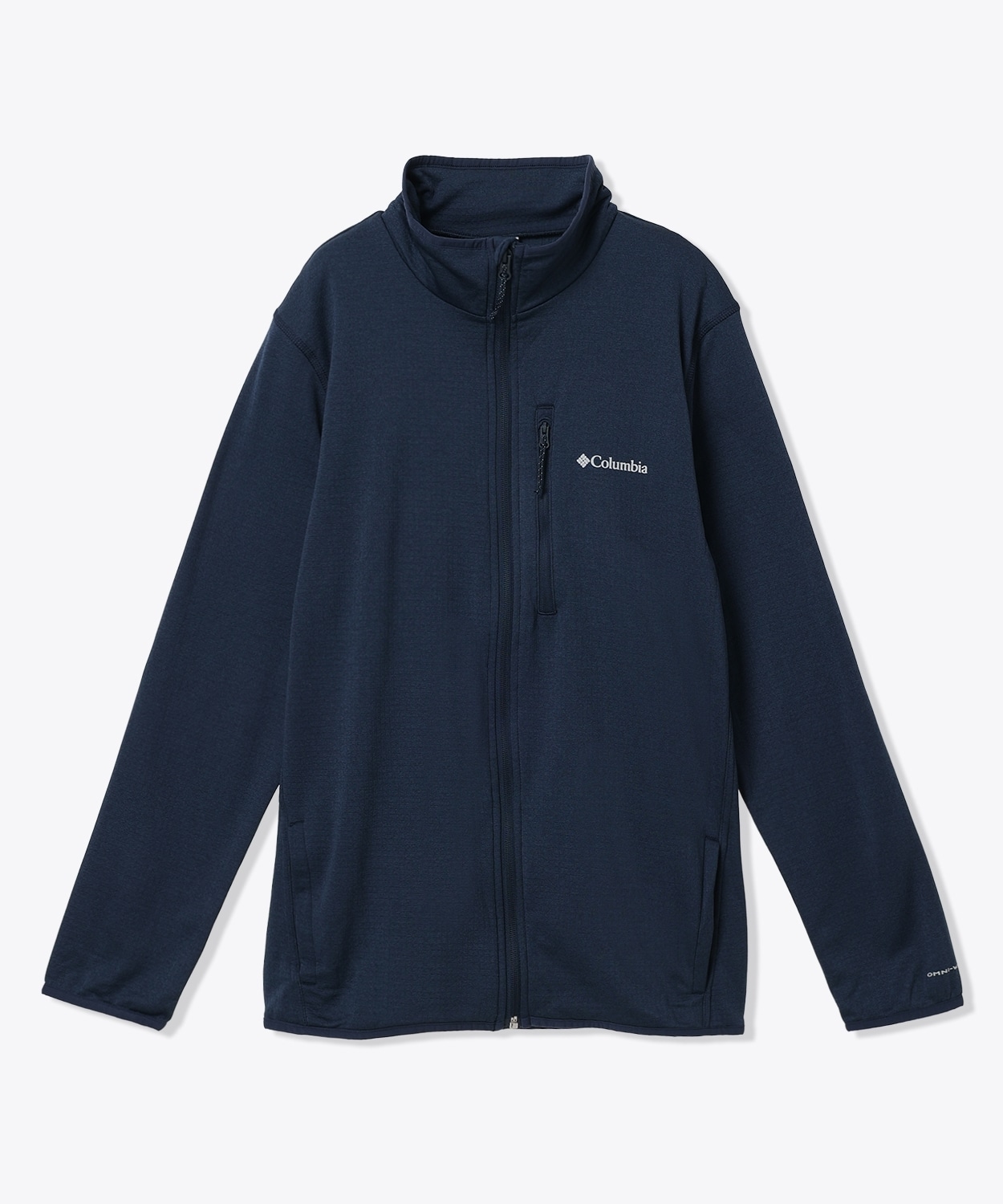 エッセンシャルハイクグリッドフリースフルジップ(S Collegiate Navy