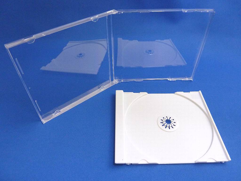 CDケース(ジュエルケース)1枚用 50個セットCS-CDS1-50／CDケース