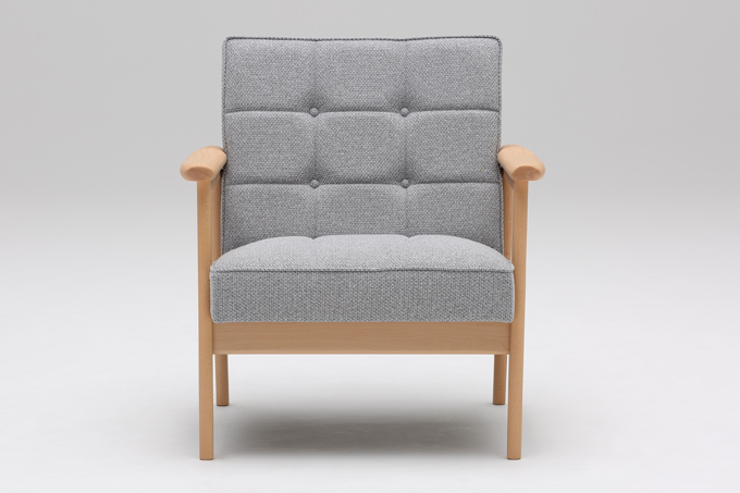 送料無料】カリモク60 Kチェア1シーターミストグレー - ー北欧家具