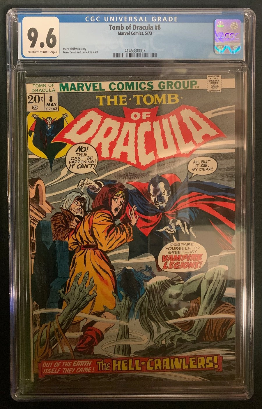 Tomb of Dracula #8 CGC Graded 9.6 – Comic Central