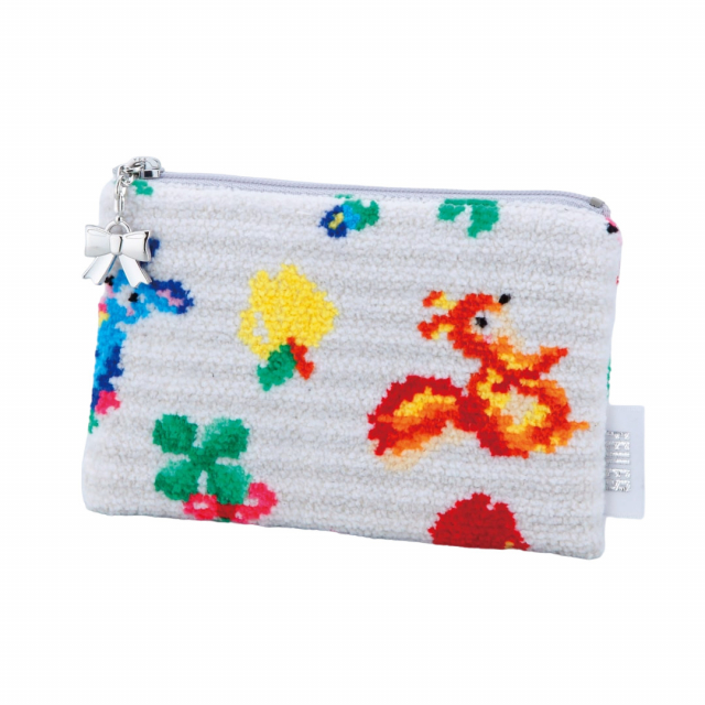 FEILER(フェイラー) ティップトップフォレスト ポーチ(シルバーグレー