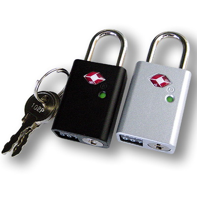 TSAインディケーターパッドロック 表示器付南京錠 TTC コンサイス 旅行