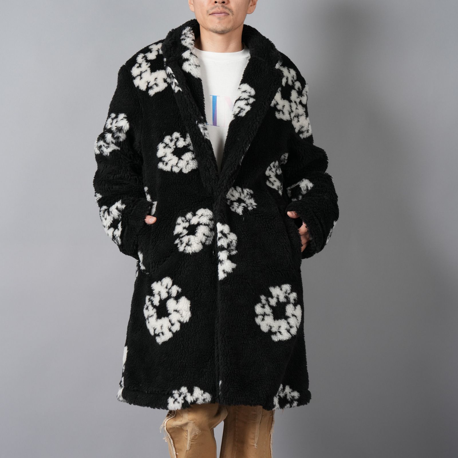SAINT M×××××× - 【コラボ】SM-YS1-0000-C51 / DT_FUR COAT / CT