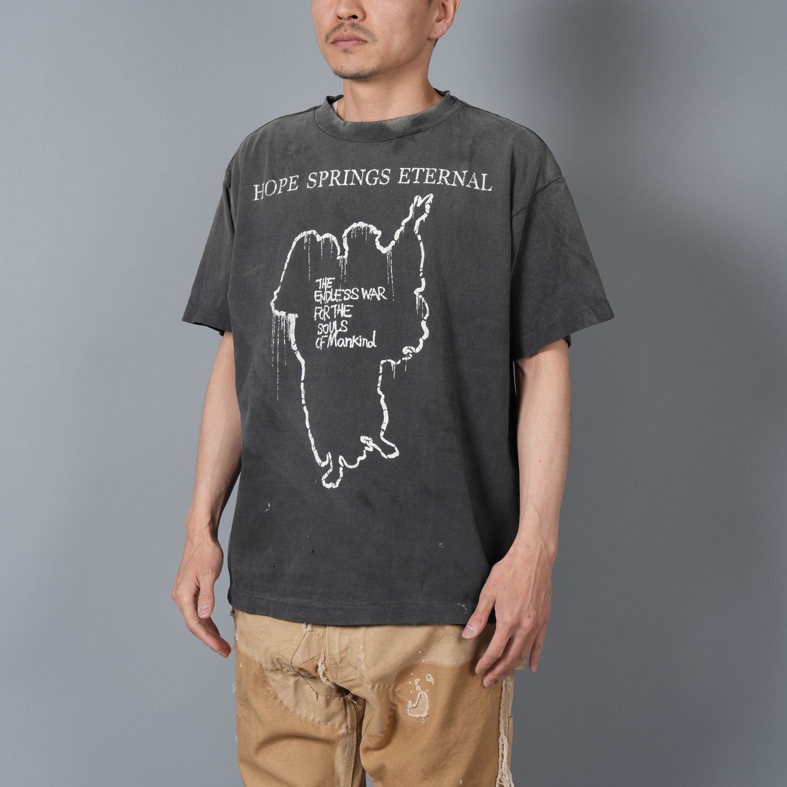 SAINT M×××××× - SM-HR8-0000-006 / SS TEE / HOPE SPRING / BLACK / T