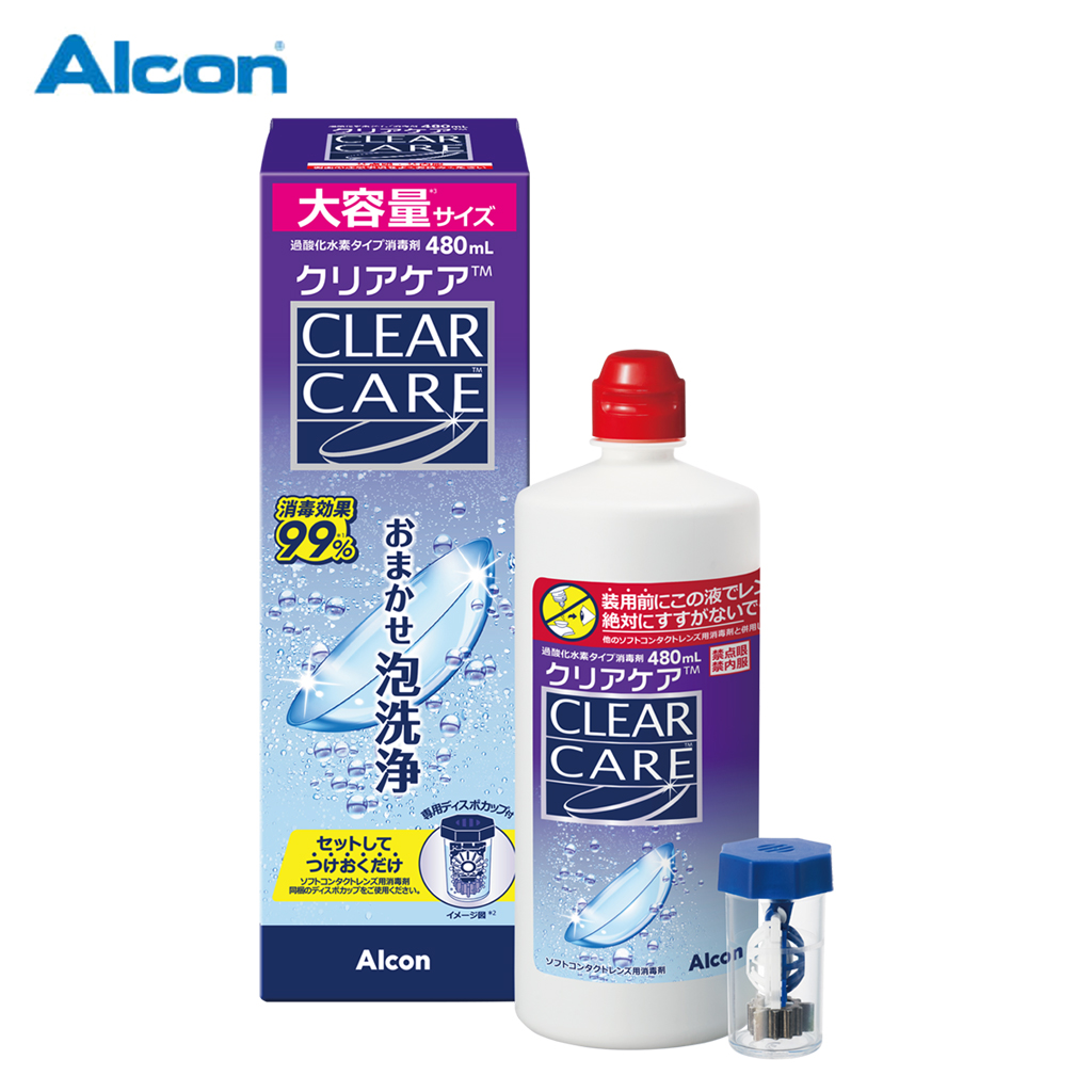クリアケア(480ml) 6箱セット／ コンタクトケア用品・過酸化水素タイプ