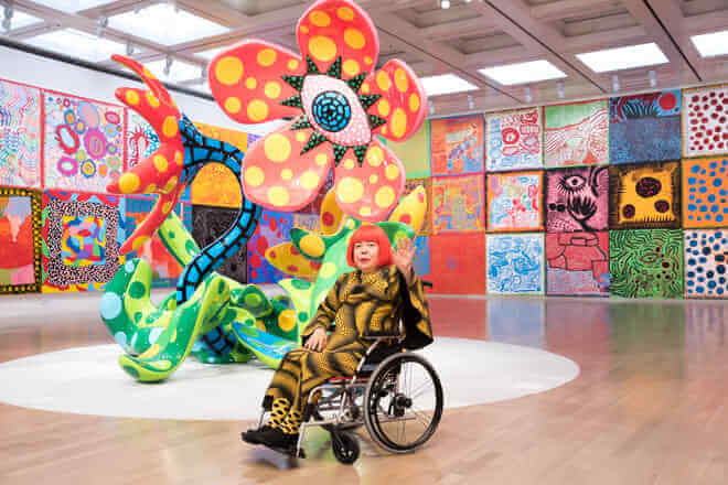 日本屈指のアーティスト・草間彌生をゆるく紹介｜現代アートの世界