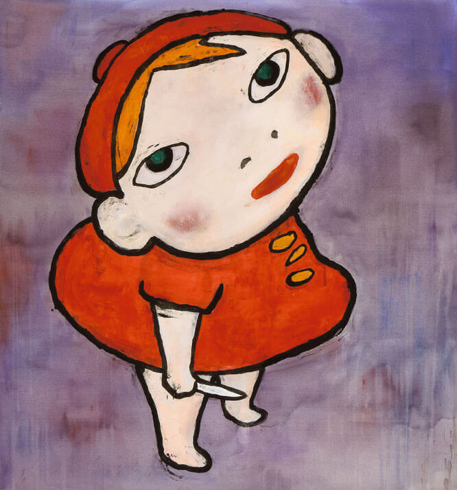 奈良美智 The Girl with the Knife in Her Handの魅力