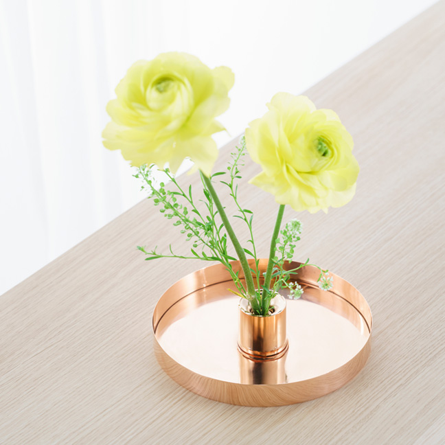 BLANK】HANAKUBARI （一輪挿し）／ピンクゴールド｜COOCAN++