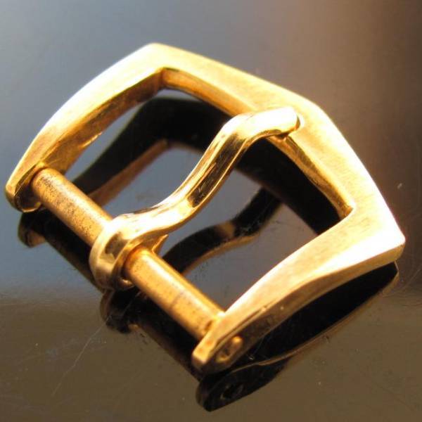 18金無垢アメリカンバックル13mm☆パテック フィリップ☆美品