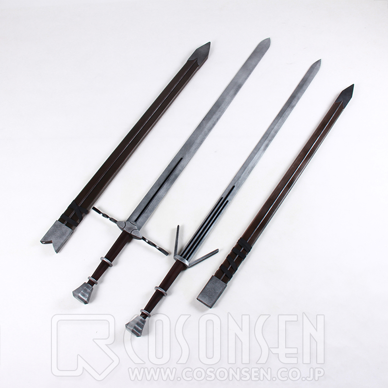 ウィッチャー3 ワイルドハント ゲラルト Geralt 武器 剣 双剣 コスプレ道具
