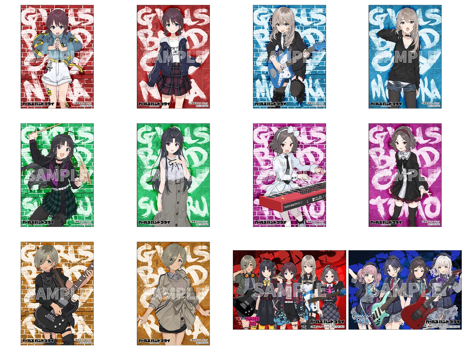 ガールズバンドクライ POP UP SHOP〉先行販売商品WEB通販開始｜公式