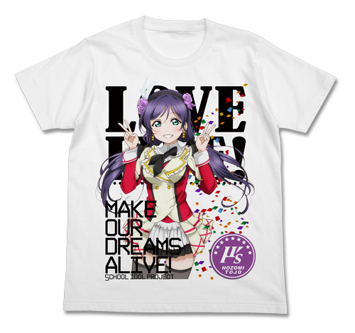 東條希フルカラーTシャツ [ラブライブ！] | 二次元キャラクター公式