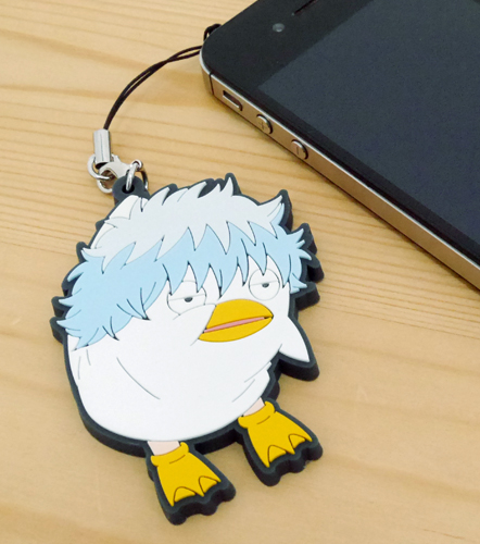 ☆限定☆銀魂つままれストラップセット（銀時エリザベス風・新八＋神楽