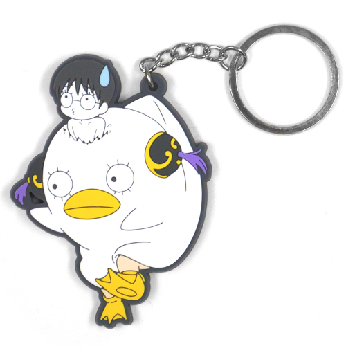 新八＋神楽エリザベス風つままれキーホルダー [銀魂] | キャラクター