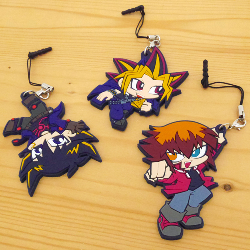 ☆限定☆遊☆戯☆王つままれストラップセット（闇遊戯・十代・遊星）＋