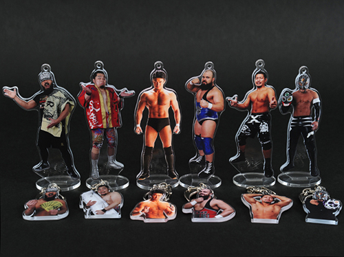 フィギュアシートキーホルダー 柴田勝頼 [新日本プロレスリング