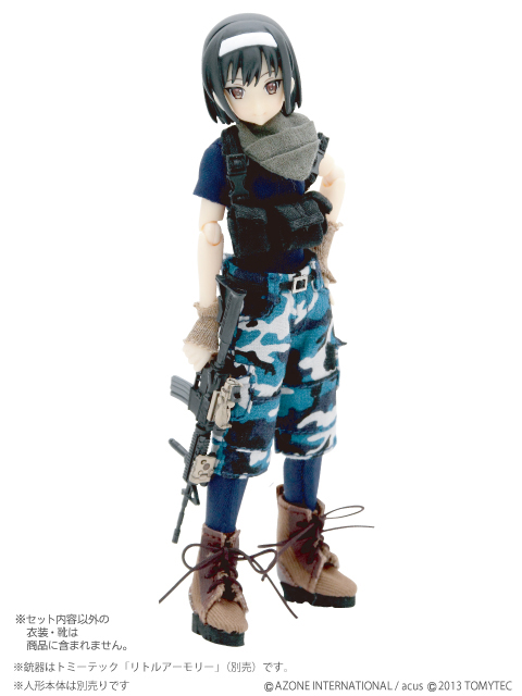 PIC117【1/12サイズドール用】1/12 ミリタリーバトルドレスセットII